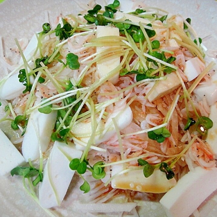 はんぺんと釜揚げあみえびの大根サラダ レシピ 作り方 By Mint74 楽天レシピ はんぺんと釜揚げあみえびの大根サラダ レシピ 作り方 By Mint74 楽天レシピ